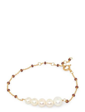 Bracelet, Lola Carmen White Enamel Copenhagen