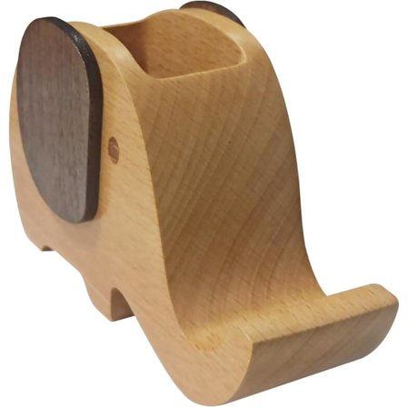 Mobiltelefonstativ i tre, mobiltelefonstativ i tre, mobiltelefonstativ i tre, kreativ passform (søt elefant)