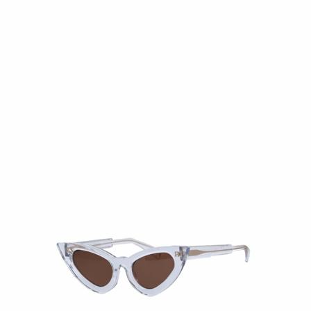Kuboraum, Pre-owned Sunglasses Bruin, Dames, Maat:ONE Size