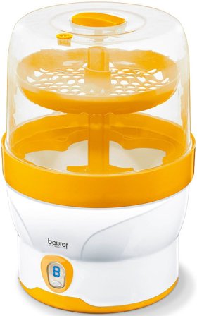 Beurer BY76 Dampsterillisator til sutteflakser, Børn & Forældre, Sutteflasker & Tilbehør, Sterilisatorer