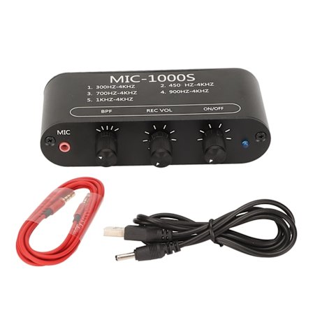 Hörlursförstärkare Aluminiumlegering ALC Ljudförstärkare för Undervisning Tränare Sångare Coach Köpcentrum Utomhus