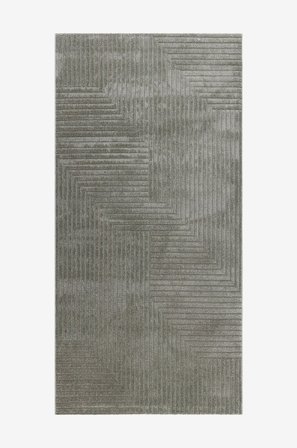 KM Home - Wilton-matto Bella - Vihreä - Sileät matot - 80X250 - - Homeroom