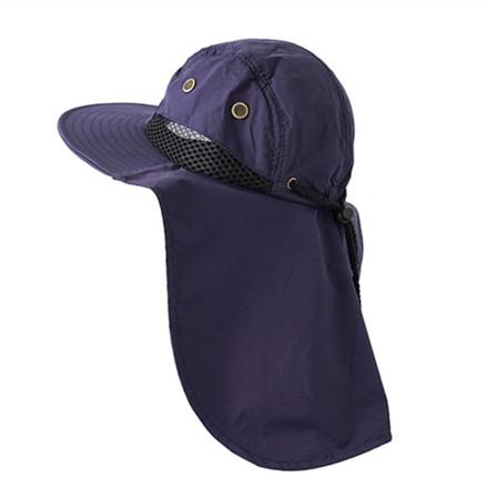 Fiskerihat Solhat Foldbar UV-Beskyttelse Bred Skygge Halsklap Fiskerihat Til Sommer Vandreture Strandfiskeri Light Grey
