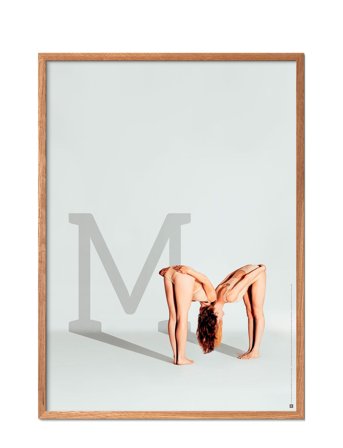 Poster & Frame Rewritten-M-For-Marvelous - Multi/patterned - 70X100CM