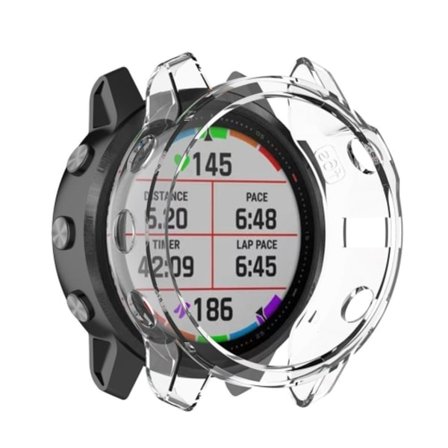 För Garmin Fenix ​​6S / 6S Pro Smart Watch Half Coverage TPU case