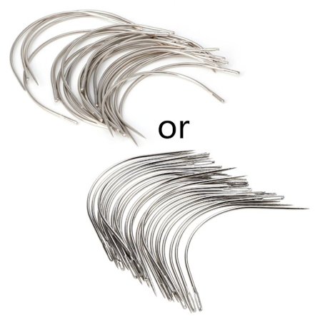 25 stk./sæt Håndsæm Nåle Sæt Husholdningsreparation Buet Madras Tæppe Nål