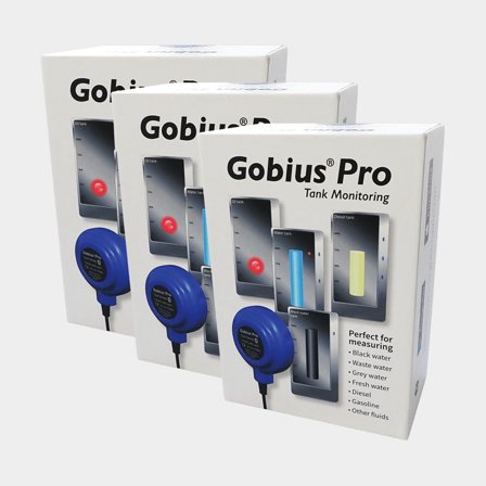 Füllstandsanzeiger mit Bluetooth Gobius Pro 3, 12 / 24 V, 3 Sensoren (liefert 4 Füllstände) - Boot