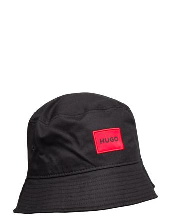 Larry-Pl Accessories Headwear Bucket Hats Svart HUGO*Betinget Tilbud