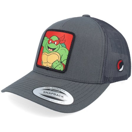 TMNT - Grey trucker Czapka Z Daszkiem - Raphael Box Grey/Black A-Frame Trucker @ Hatstore