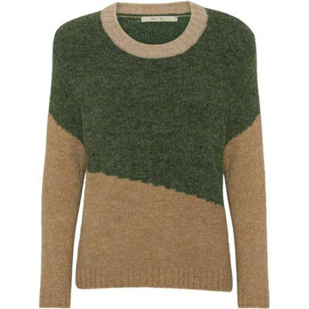 Costamani Fuzzy Mix Pullover Grøn, Dame