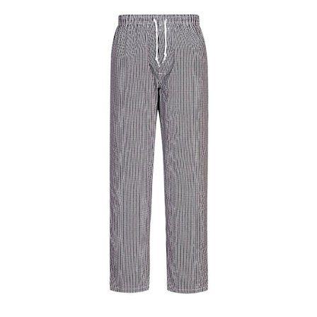 Portwest Unisex Vuxen Bromley Rutiga Kockbyxor XS Svart/Rutig