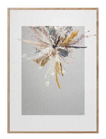 Vintage Flower Deco Cc4 Home Decoration Posters & Frames Posters Botanical Multi/mønstret ChiCura