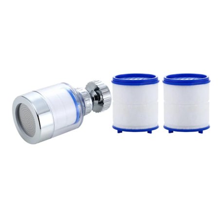 Kranfilterelement Vattenrenare Filter Tar Bort Klor Tungmetall Kranadapter PP Bomullsfiltrering för Kök Badrum