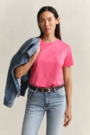 GANT Damen T-Shirt (XS) Rosa