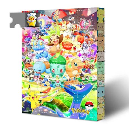 Hot 2025 Adventskalender Pok e mon, 24 dagers nedtellingskalender, Adventskalender overraskelsesgave til barn