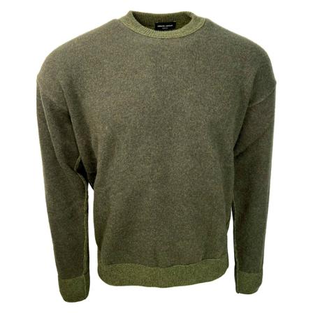 Roberto Collina Round Neck Strik Grøn, Herre Strik