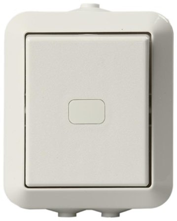 ABB 1066SW Strömbrytare utanpåliggande, IP44 Trapp, Strömbrytare & vägguttag