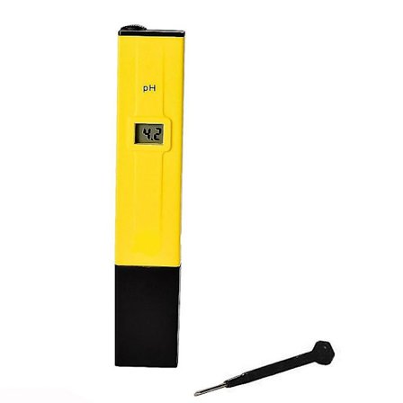 Digital PH-mätare Tester Hydroponics Bärbar Penna Akvarium Pool Test Kit 5ml