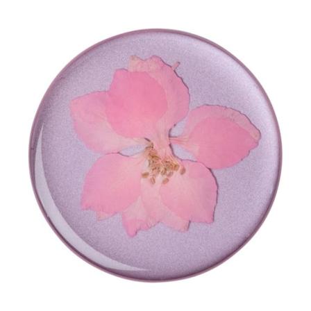 PopSockets Pressed Flower Delphinium Irroitettava Grip Telinetoiminnolla Premium