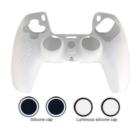 Anti-slip silikonskydd för PS5-kontroller