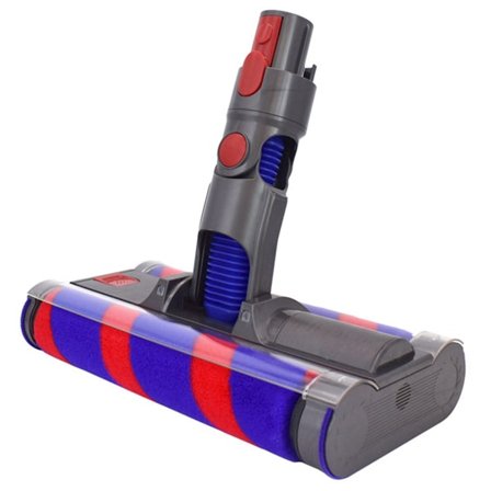 Udskiftnings støvsugerhoved til Dyson V7 V8 V10 V11 serien, blødt rullebørstehoved, dobbelt rullebørste