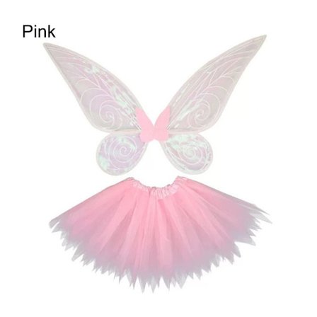 Butterfly Fairy Wings Princess Angel Wings PINK (2 STK) PINK (2