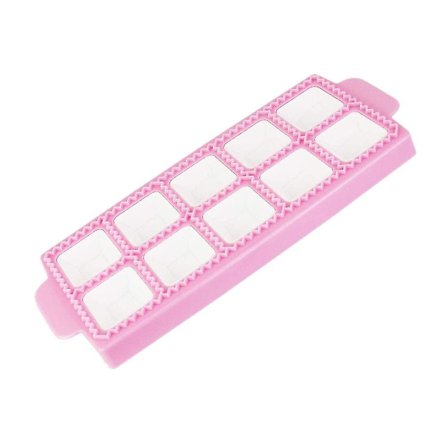 Ravioliform fyrkantig ravioliform bricka 10 rutnät italienska ravioliformar non-stick pastamall för Pi