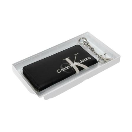 Calvin Klein, Wallets & Cardholders Czarny, Kobieta, Rozmiar: ONE Size