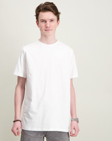 Zeke Essential Logo Tag Tee Hvid T-shirts Dreng - Kids Brand Store