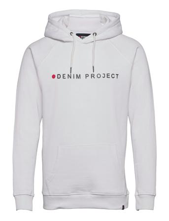 Logo Hoodie Hettegenser Genser Hvit Denim Project*Betinget Tilbud