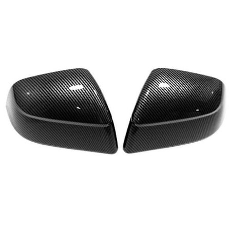 Bil Backspegel Kåpa Sidospegel Kåpa för Model Y 2021 Dekoration Spegelkåpa Kolfibermönster