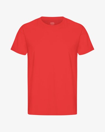 Classic Organic Tee - Red Tangerine