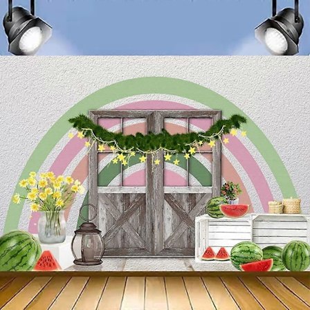 210x150 cm Boho Western Farm Lade Baggrund Rustik Trædør Fotografi Baggrund Baby Shower Portræt Studio Rekvisitter Ferie Fest Foto Banner Dekorationer