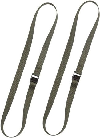 Savotta Pack straps Cam buckle 120 cm pakkaushihnat 2 kpl, vihreä