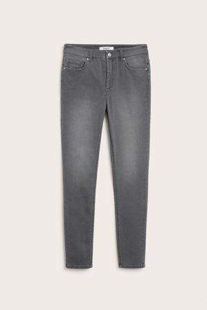 Kappahl | Super Slim Jeans High Waist | Hopeanharmaa