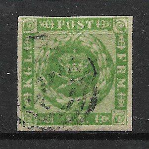 Danmark 1858 - AFA 8 - Stemplet