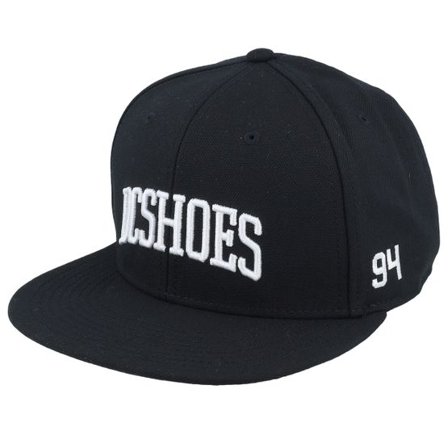 DC - Svart snapback Keps - Semi-pro Black Snapback @ Hatstore