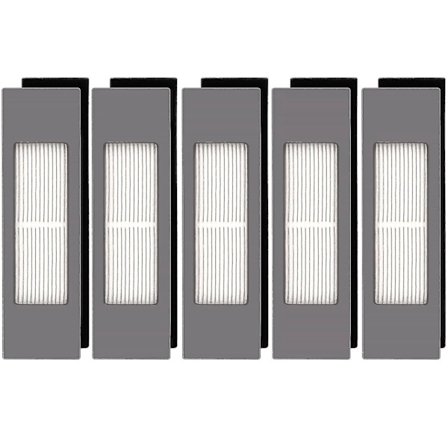 (5 kpl) Hepa-suodatin Ecovacs Deebot Ozmo 920 950 T8 Aivi Max T9 T5 N5 N7 N8+ N8 Pro Dx55 Dx93 Dj65 -imurisuodatinsarjaan