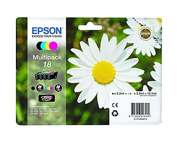 Epson-Daisy Ink 18 Multipack-Epson Daisy Ink 18 Multipakning-Printing ink, toner & paper-Blekkpatroner