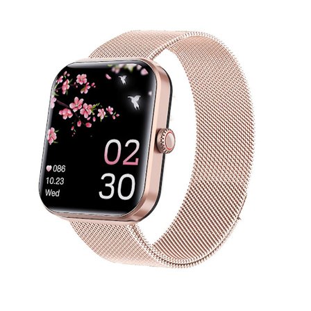 Blodsukker Smart Watch F57l 1,91 Tommer Kropstemperatur Fitness Tracker Hjerte