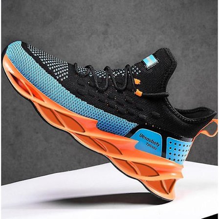 Mode Män Casual Lätt Snörning Walking Trainer Andas Sneakers