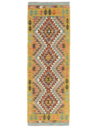 Klein Kelim Afghan Old Stil Teppich 63X185 Wolle