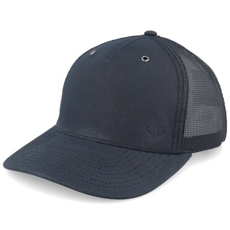 Hunter - Musta trucker Lippis - Tiny Deer Antlers 112wh Hawthorne Solid Black A-Frame Trucker @ Hatstore