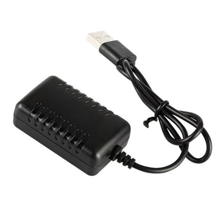 7.4V 2S LiPo Batteri USB Opladerkabel med 3-benet Stik til RC Bil