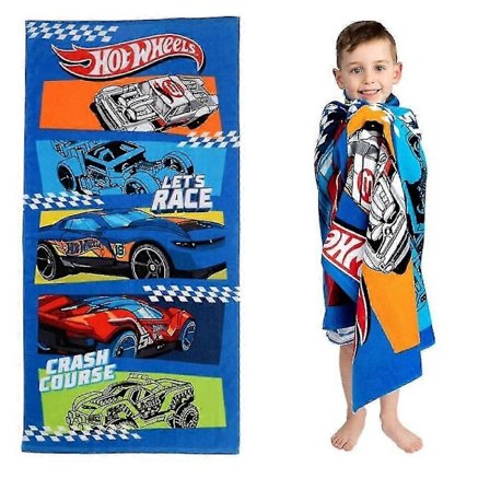Børn Drenge Piger Tegneseriefigur Badehåndklæde Svømmebassin Sommer Bad Brusebad Håndklæder 61x122 cm, WHBYV