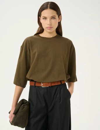 Gestuz Gzdami Tee - Brown - M