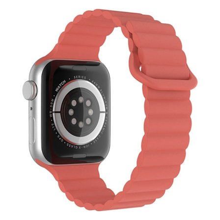 Apple Watch Series 8 (45mm) / Watch Ultra klockarmband i silikon - Röd