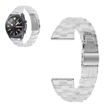Samsung Galaxy Watch 3 (45mm) resin colorful watch band - Transparent