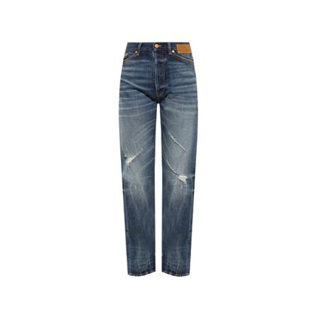 Palm Angels Relaxed-fitting jeans , Blauw , Heren , Maat: W32