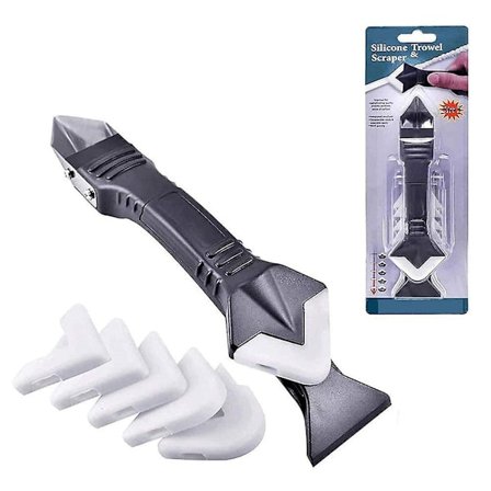 5-i-1 Silikonefjerner Fugemasse Finisher Forseglingsmiddel Glat Skraber Fugesæt Værktøj